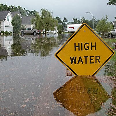 High Water Sign